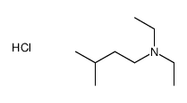 N,N-diethyl-3-methylbutan-1-amine,hydrochloride结构式