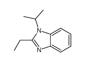 (9ci)-2-乙基-1-(1-甲基乙基)-1H-苯并咪唑结构式