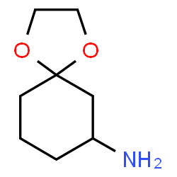 1,4-二氧杂螺[4.5]癸-7-胺结构式