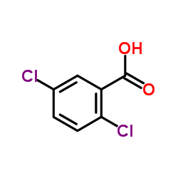 2,5-二氯苯甲酸结构式