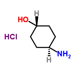trans-4-Aminocyclohexanol hydrochloride (1:1) Structure