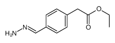 Benzeneacetic acid, 4-(aminoiminomethyl)-, ethyl ester Structure
