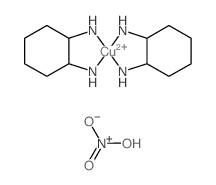 copper; (2-azanidylcyclohexyl)azanide; dihydroxy-oxo-azanium结构式