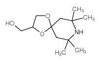 7,7,9,9-四甲基-1,4-二氧杂-8-氮杂螺[4.5]癸烷-2-甲醇结构式
