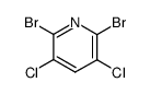 2,6-dibromo-3,5-dichloropyridine结构式