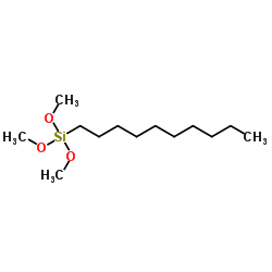 Decyl(trimethoxy)silane structure