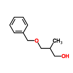 3-苄氧基-2-甲基-1-丙醇结构式