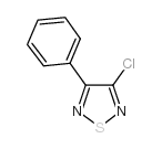 3-氯-4-苯基-1,2,5-噻二唑结构式