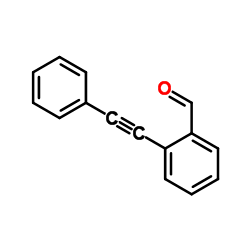2-Phenylethynyl-benzaldehyde structure
