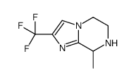 5,6,7,8-四氢-8-甲基-2-三氟甲基-咪唑并[1,2-a]吡嗪结构式