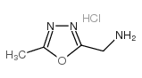 5-甲基-[1,3,4]噁二唑-2-甲胺盐酸盐结构式