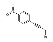 1-(3-bromoprop-1-ynyl)-4-nitrobenzene结构式