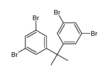 1,3-dibromo-5-[2-(3,5-dibromophenyl)propan-2-yl]benzene结构式