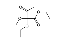 ethyl 2,2-diethoxy-3-oxobutanoate结构式