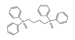 1,4-tetramethylene-bis(diphenylphosphine sulfide) Structure