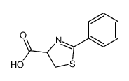2-phenyl-4,5-dihydrothiazole-4-carboxylic acid结构式