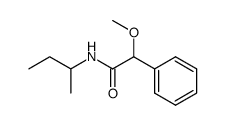 (+-)-2-Butylamid v. (+-)-O-Methylmandelsaeure Structure