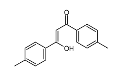 3-hydroxy-1,3-bis(4-methylphenyl)prop-2-en-1-one结构式