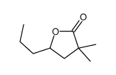 3,3-dimethyl-5-propyloxolan-2-one结构式
