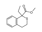 1-ethyl-isothiochroman-1-carboxylic acid methyl ester Structure