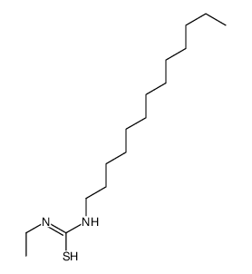 1-ethyl-3-tridecylthiourea结构式