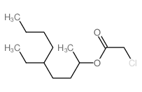 Aceticacid, 2-chloro-, 4-ethyl-1-methyloctyl ester Structure