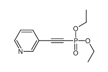 3-(2-diethoxyphosphorylethynyl)pyridine结构式