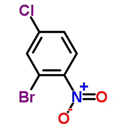 2-溴-4-氯-1-硝基苯结构式