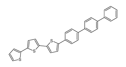 2-[4-(4-phenylphenyl)phenyl]-5-(5-thiophen-2-ylthiophen-2-yl)thiophene Structure
