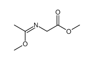 methyl α-[(methoxyethylidene)amino]acetate结构式