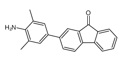 2-(4-amino-3,5-dimethylphenyl)fluorenone结构式