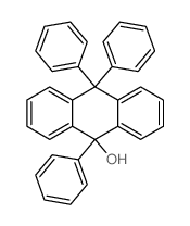 9-Anthracenol,9,10-dihydro-9,10,10-triphenyl-结构式
