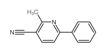 3-氰基-2-甲基-6-苯基吡啶结构式
