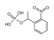 1-(2-Nitrophenyl)ethyl dihydrogen phosphate结构式