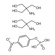 4-硝基苯基磷酸双[三羟甲基甲胺]盐 水合物 [磷酸酶用培养基]结构式