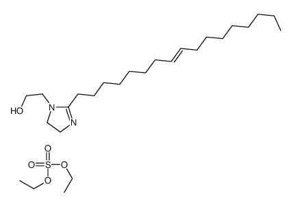 硫酸二乙酯、2-(8-十七烯基)-4,5-二氢-1H-咪唑-1-乙醇的化合物结构式