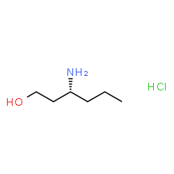 (R)-3-aminohexan-1-ol hydrochloride Structure