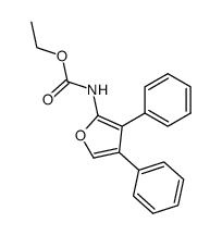 ethyl N-(3,4-diphenyl-2-furoyl)carbamate Structure