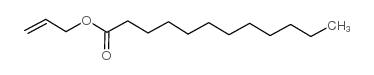Dodecanoic acid,2-propen-1-yl ester Structure