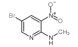 5-溴-2-甲基氨基-3-硝基吡啶结构式