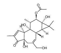 佛波醇 12-单乙酸酯结构式