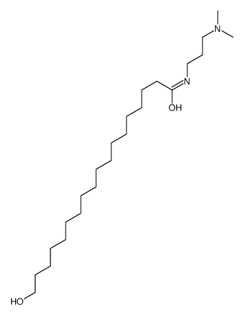 N-[3-(dimethylamino)propyl]-C-hydroxyoctadecan-1-amide结构式