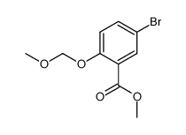 methyl 5-bromo-2-(methoxymethoxy)benzoate结构式