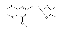 (Z)-3,3-Diethoxy-1-(3,4,5-trimethoxyphenyl)-1-propen Structure