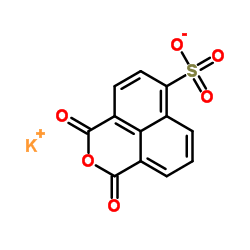 4-Sulfo-1,8-naphthalic anhydride potassium salt structure