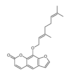 8-Geranyloxypsoralen Structure