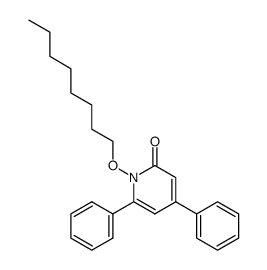 1-octyloxy-4,6-diphenyl-2-pyridone Structure