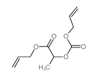 prop-2-enyl 2-prop-2-enoxycarbonyloxypropanoate结构式