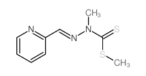 Hydrazinecarbodithioic acid,1-methyl-2-(2-pyridinylmethylene)-, methyl ester结构式