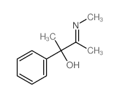 Benzenemethanol, a-methyl-a-[1-(methylimino)ethyl]-结构式